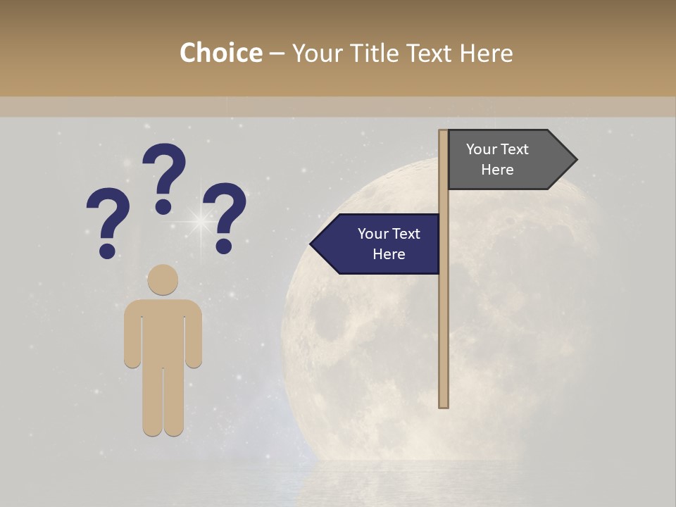 Sea Cosmos Starfield PowerPoint Template