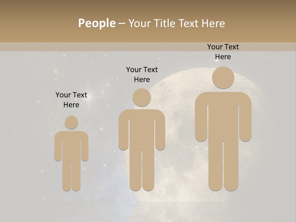 Sea Cosmos Starfield PowerPoint Template