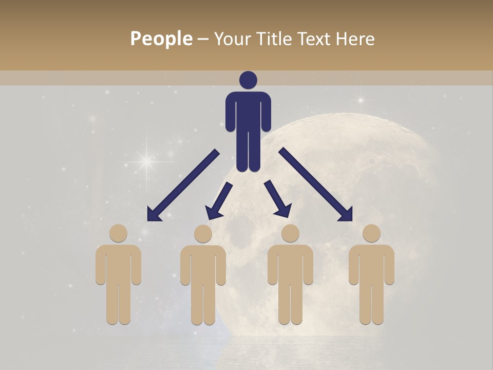 Sea Cosmos Starfield PowerPoint Template