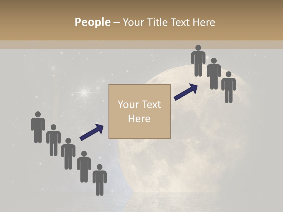 Sea Cosmos Starfield PowerPoint Template