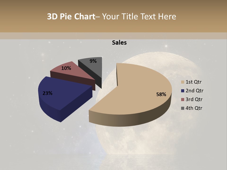 Sea Cosmos Starfield PowerPoint Template