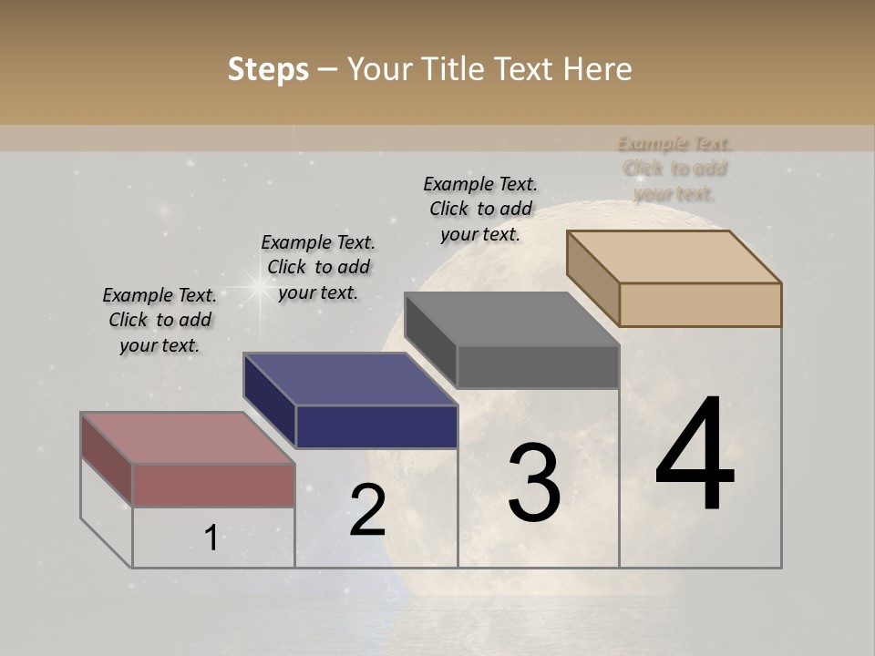 Sea Cosmos Starfield PowerPoint Template