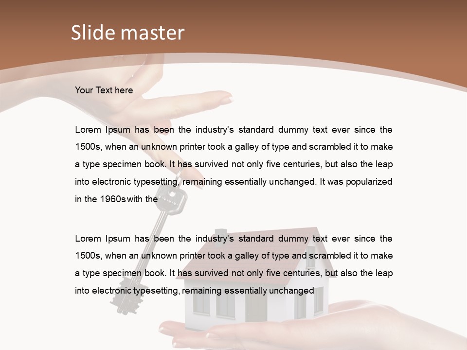 Metaphor House Offer PowerPoint Template