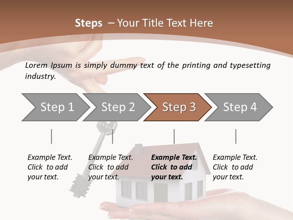 Metaphor House Offer PowerPoint Template