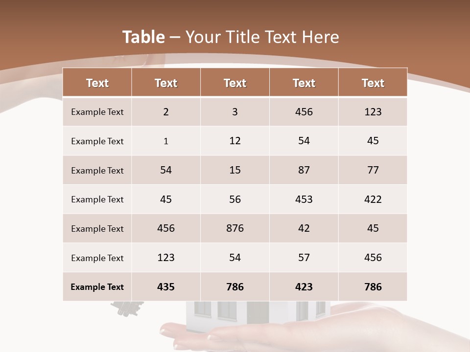 Metaphor House Offer PowerPoint Template