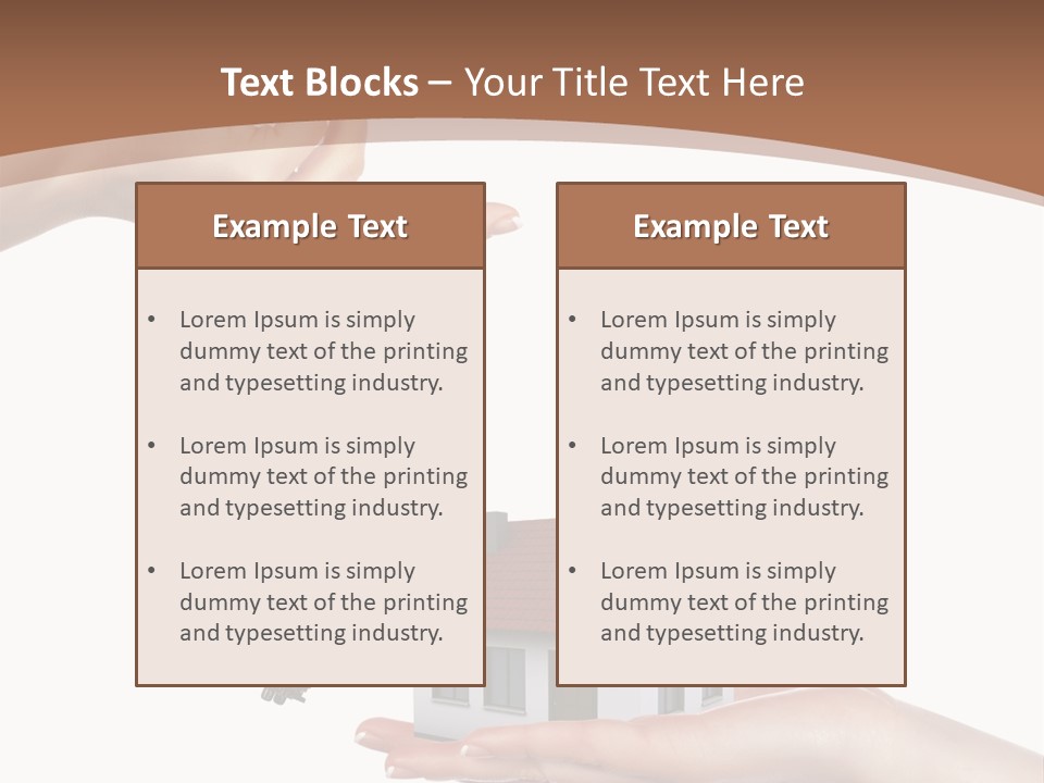 Metaphor House Offer PowerPoint Template