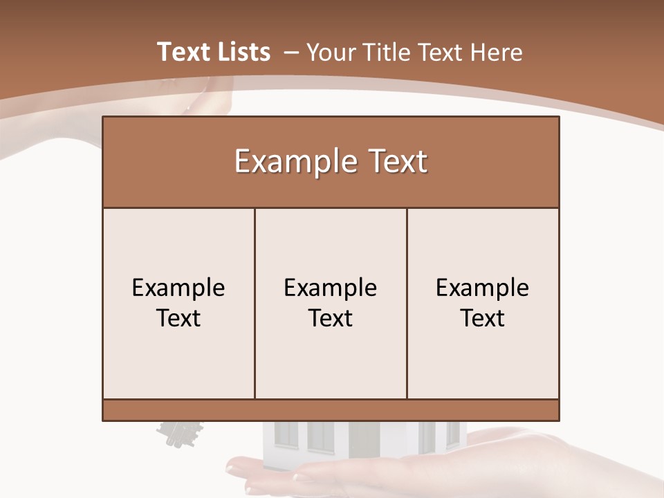 Metaphor House Offer PowerPoint Template