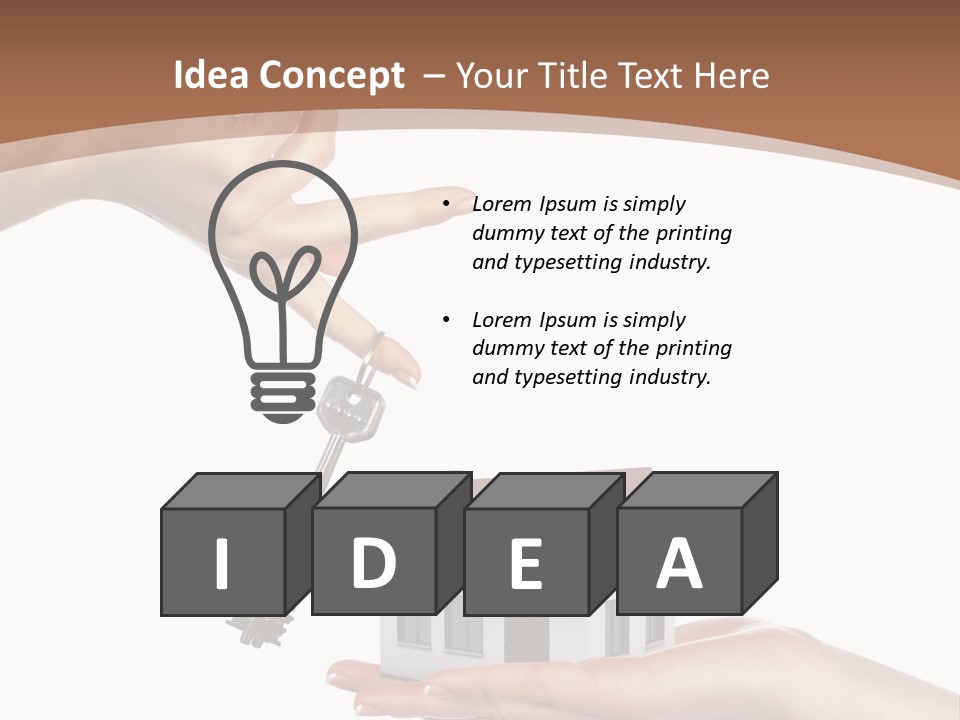 Metaphor House Offer PowerPoint Template