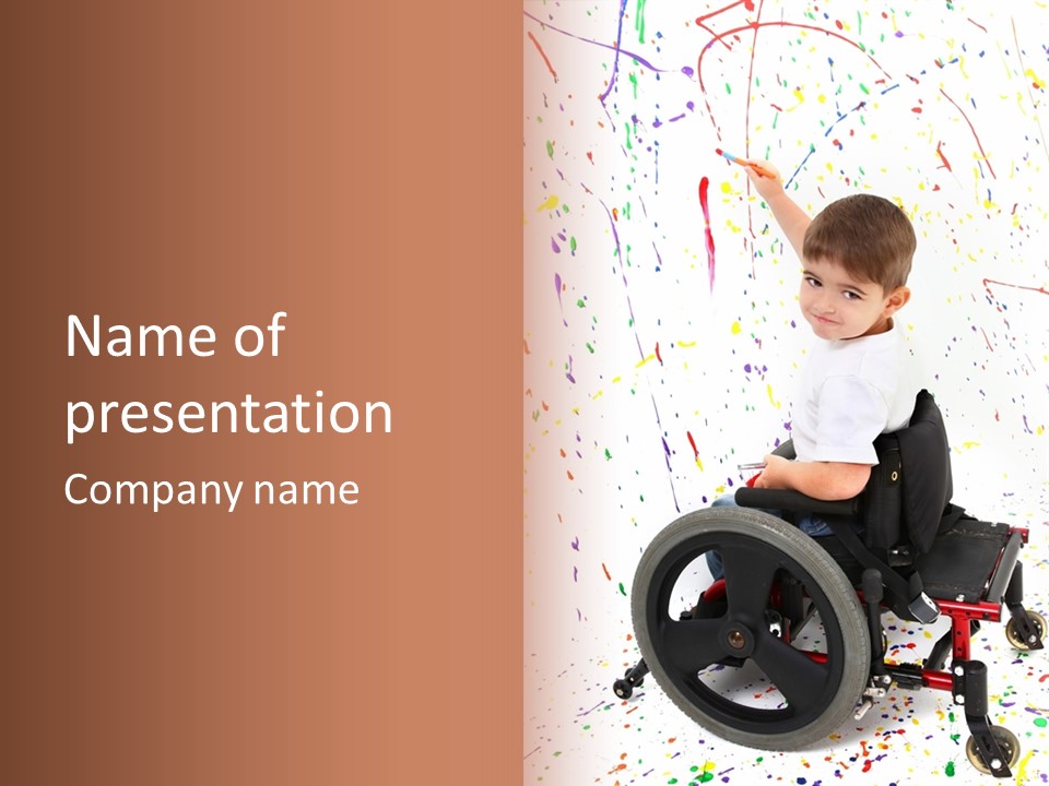 Injury Myelomeningocele Adorable PowerPoint Template