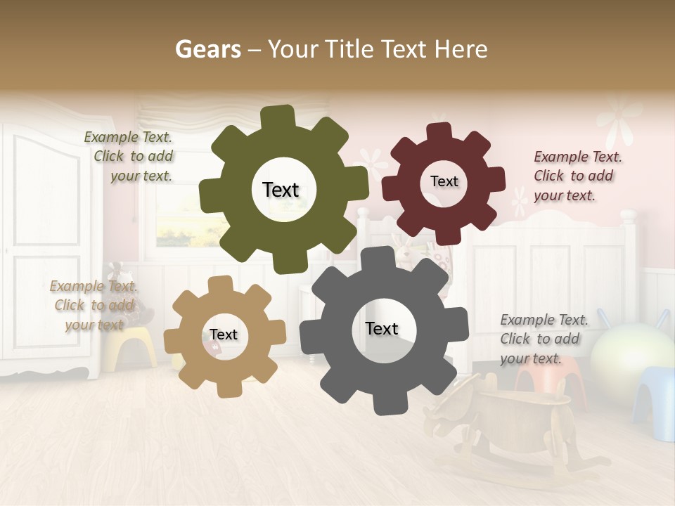 Horizontal Enjoy Girl PowerPoint Template