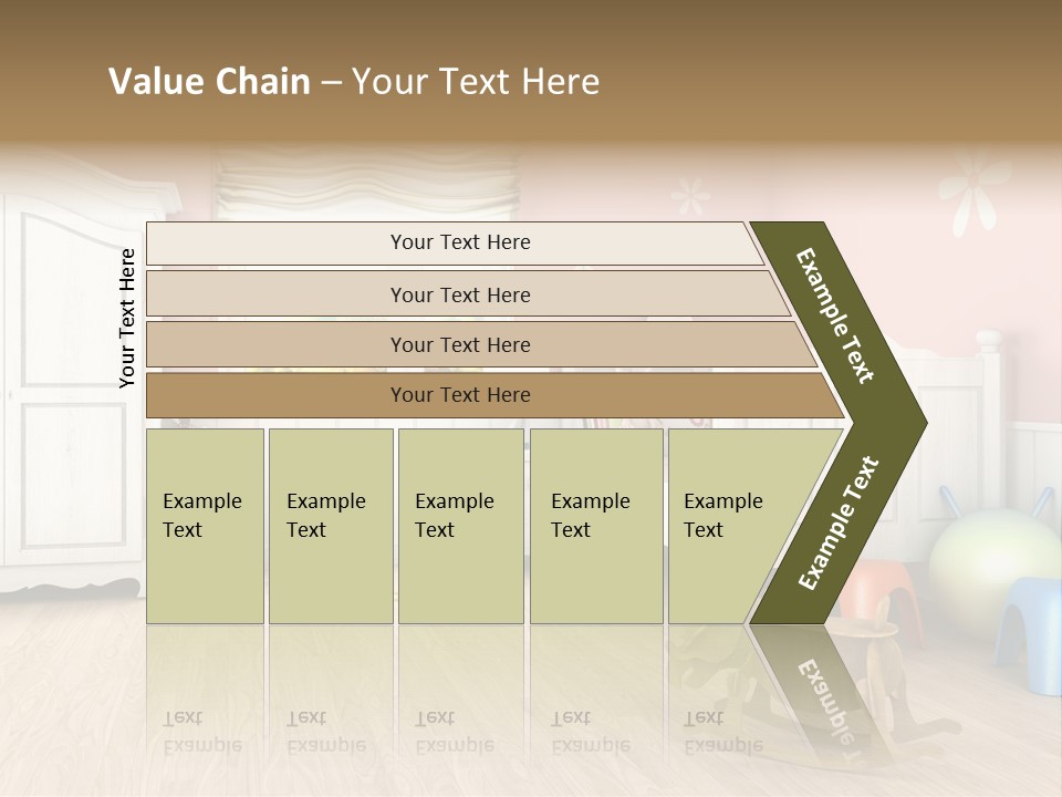 Horizontal Enjoy Girl PowerPoint Template