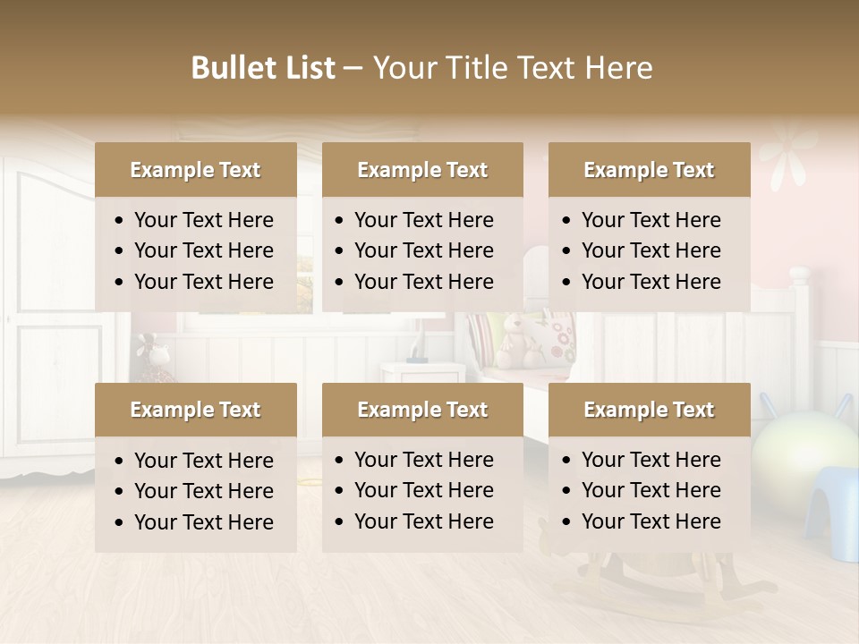 Horizontal Enjoy Girl PowerPoint Template