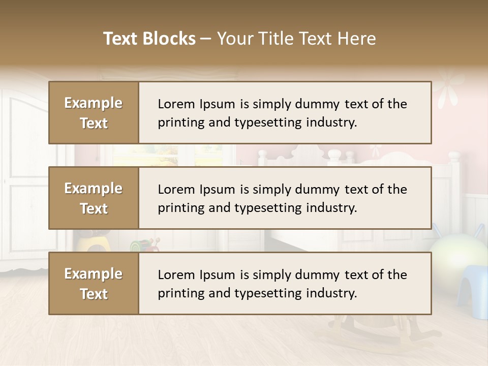 Horizontal Enjoy Girl PowerPoint Template