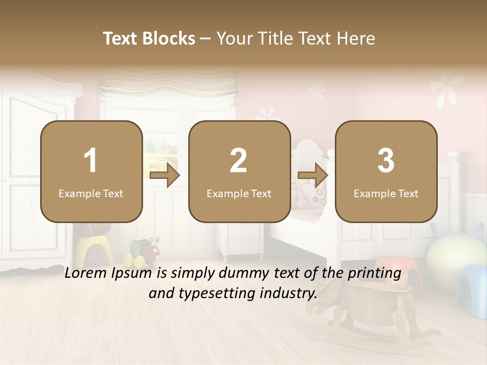 Horizontal Enjoy Girl PowerPoint Template