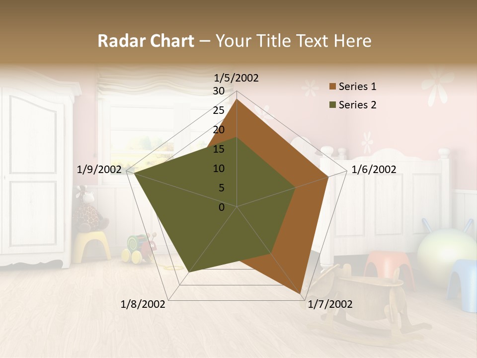 Horizontal Enjoy Girl PowerPoint Template