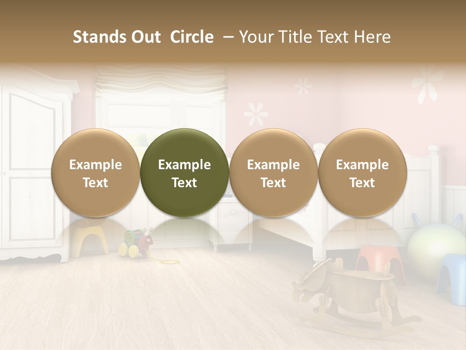 Horizontal Enjoy Girl PowerPoint Template