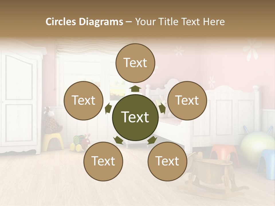 Horizontal Enjoy Girl PowerPoint Template