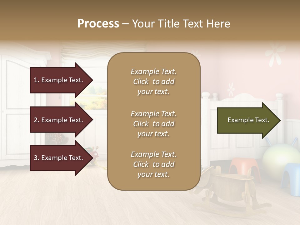 Horizontal Enjoy Girl PowerPoint Template