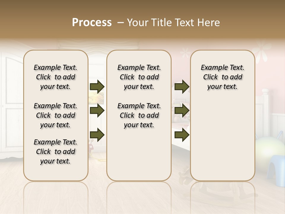 Horizontal Enjoy Girl PowerPoint Template