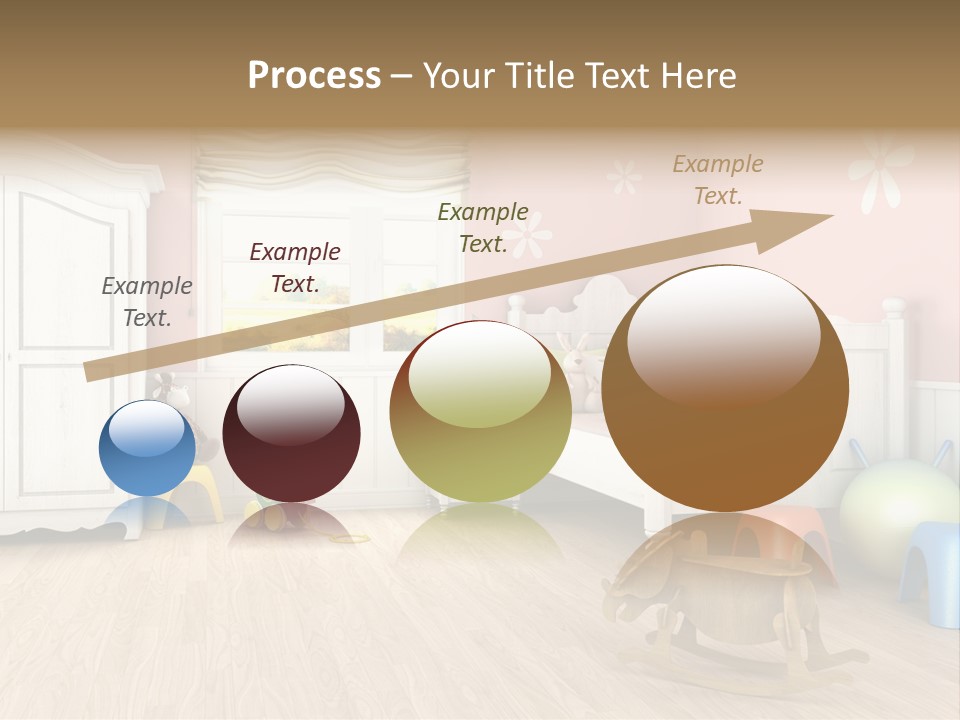 Horizontal Enjoy Girl PowerPoint Template