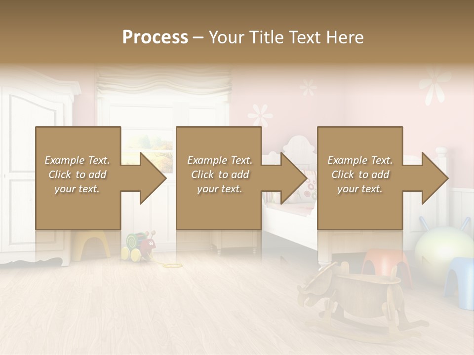 Horizontal Enjoy Girl PowerPoint Template