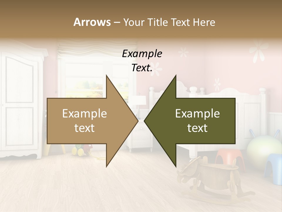 Horizontal Enjoy Girl PowerPoint Template