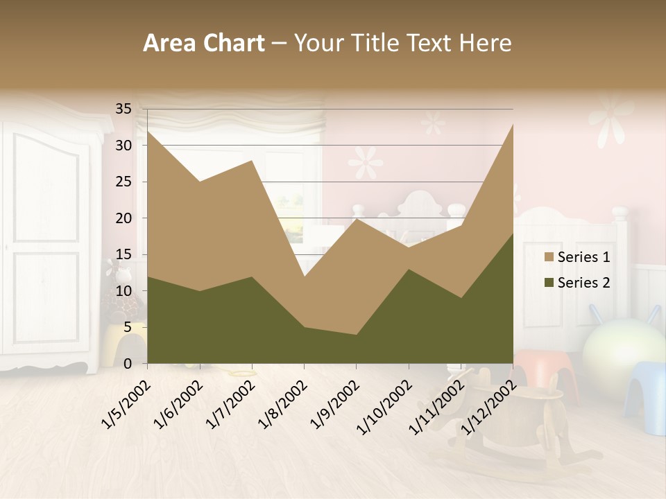 Horizontal Enjoy Girl PowerPoint Template