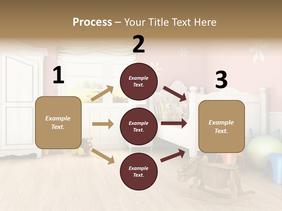 Horizontal Enjoy Girl PowerPoint Template