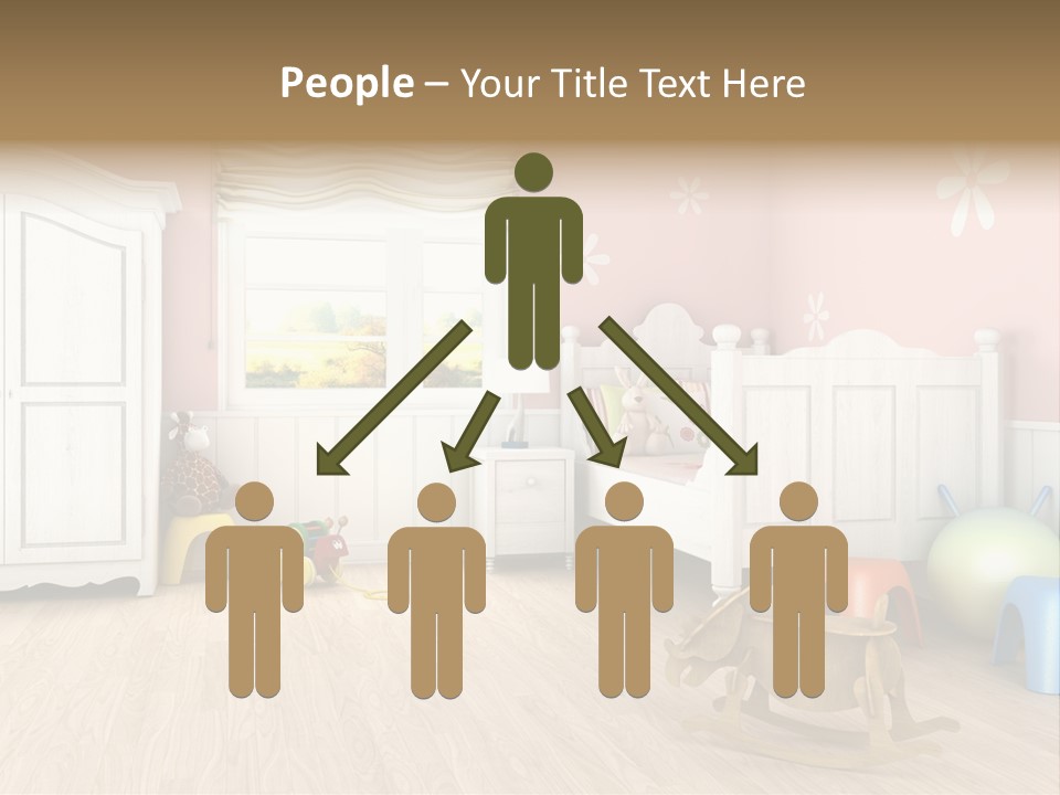 Horizontal Enjoy Girl PowerPoint Template