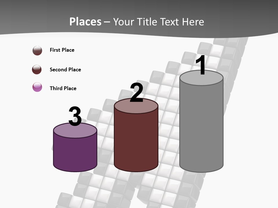 Design Arrow Perspective PowerPoint Template