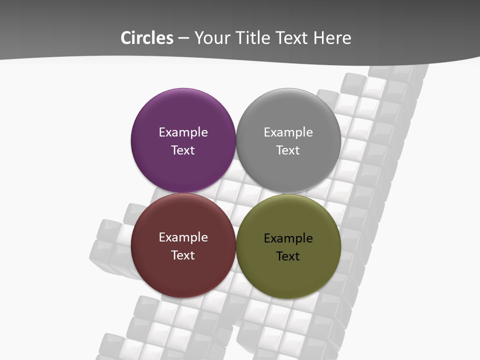 Design Arrow Perspective PowerPoint Template