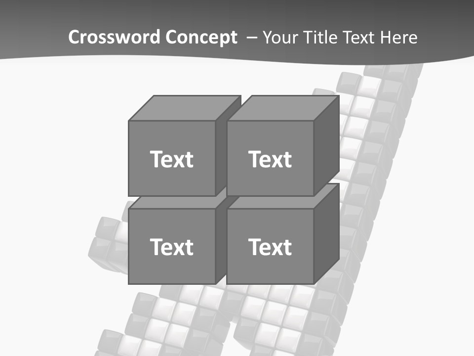 Design Arrow Perspective PowerPoint Template