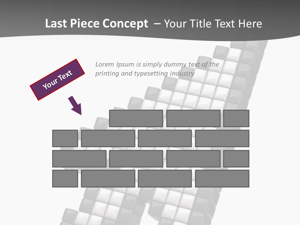 Design Arrow Perspective PowerPoint Template