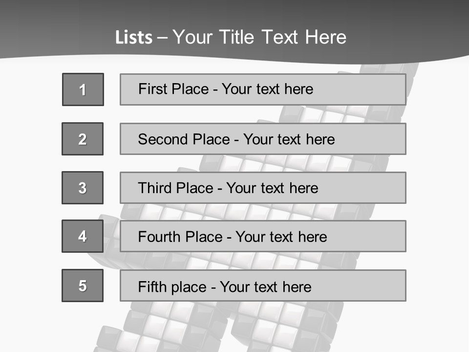 Design Arrow Perspective PowerPoint Template