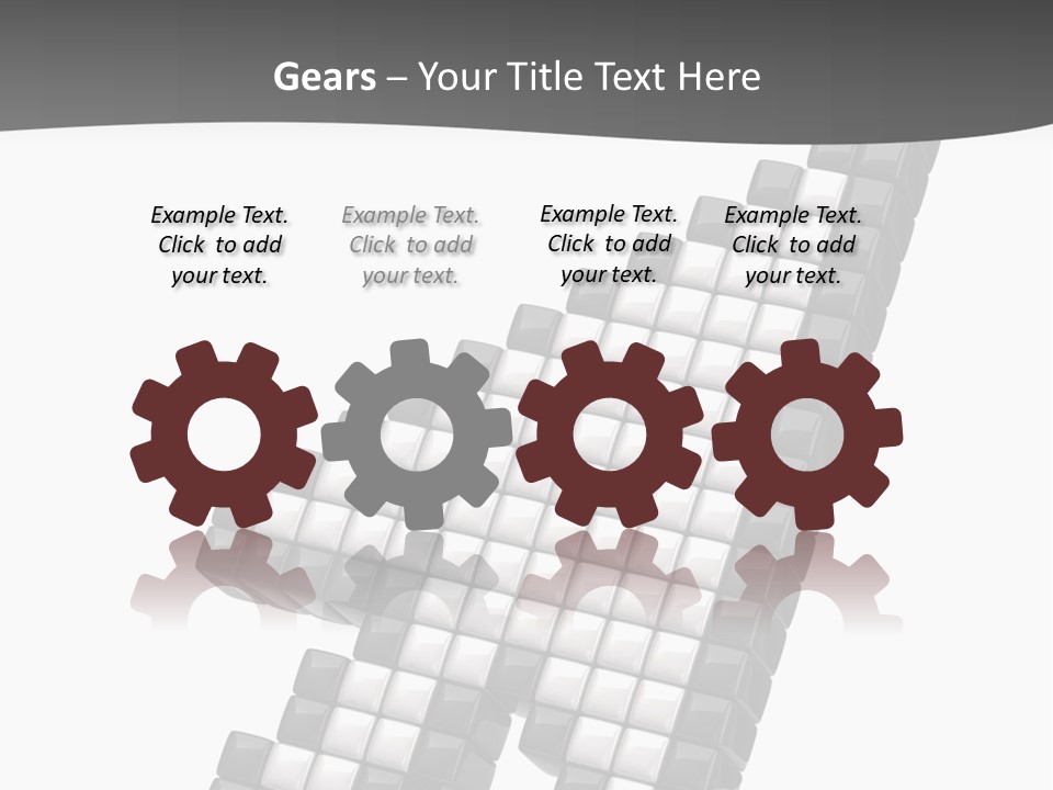 Design Arrow Perspective PowerPoint Template