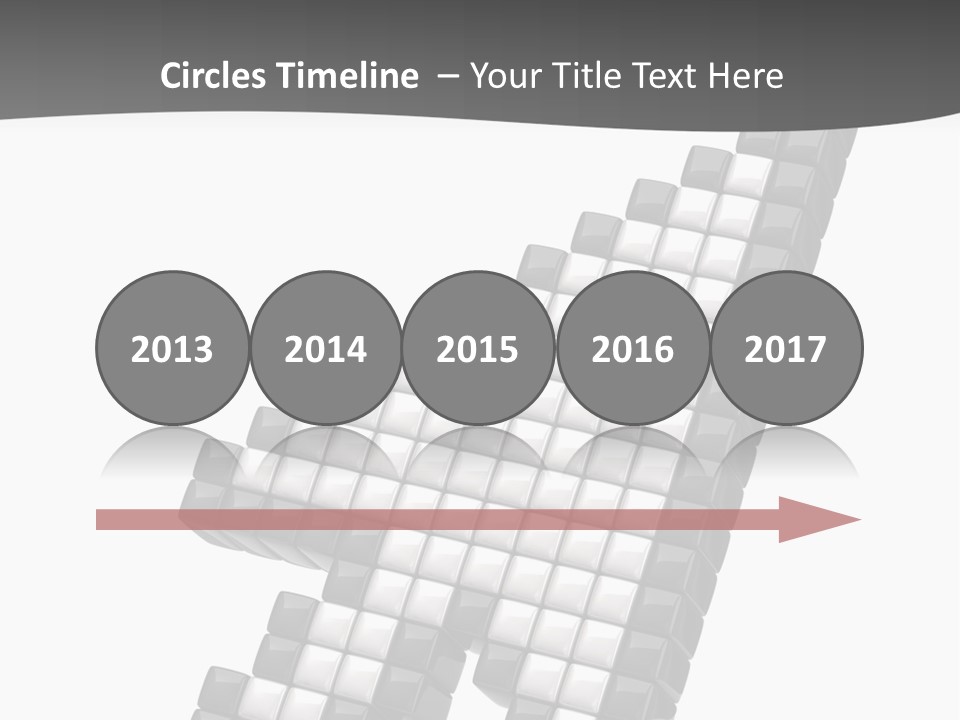 Design Arrow Perspective PowerPoint Template