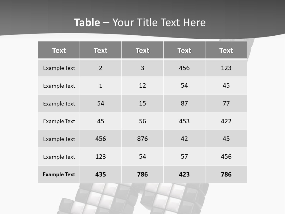 Design Arrow Perspective PowerPoint Template
