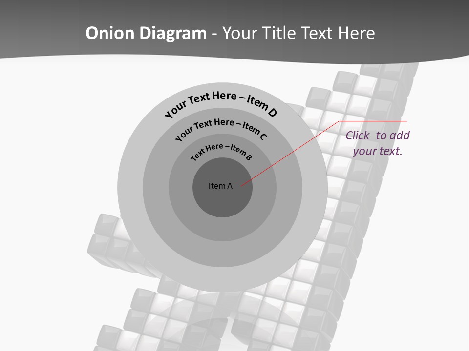 Design Arrow Perspective PowerPoint Template