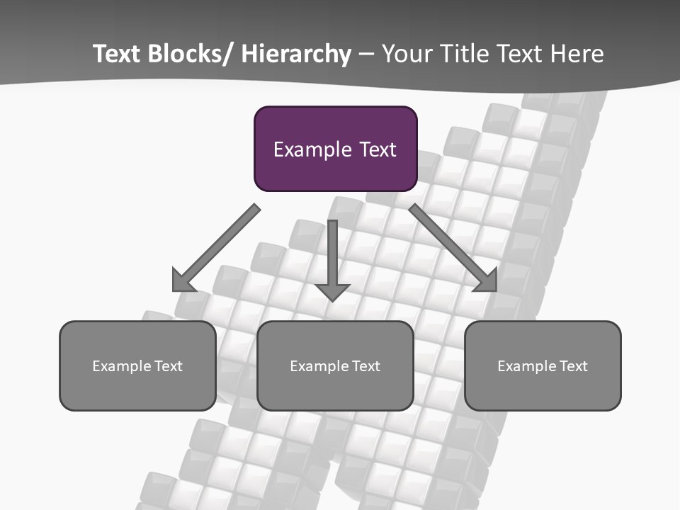Design Arrow Perspective PowerPoint Template