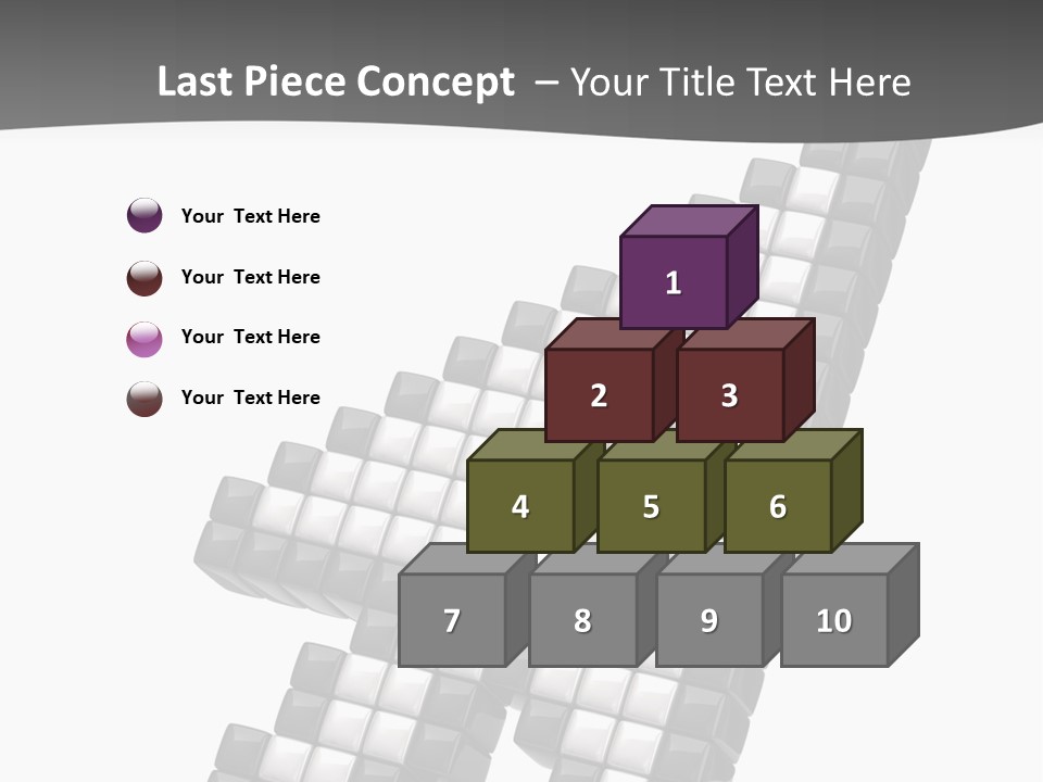 Design Arrow Perspective PowerPoint Template