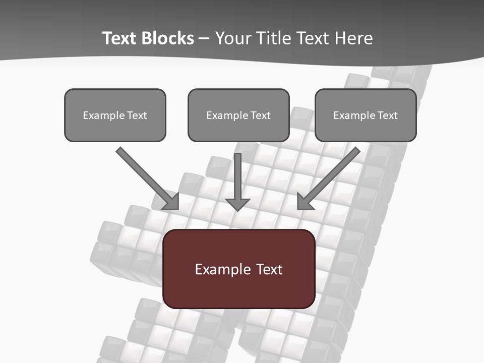 Design Arrow Perspective PowerPoint Template