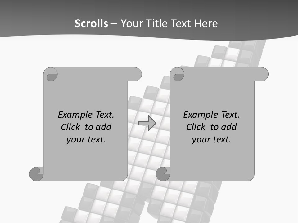Design Arrow Perspective PowerPoint Template
