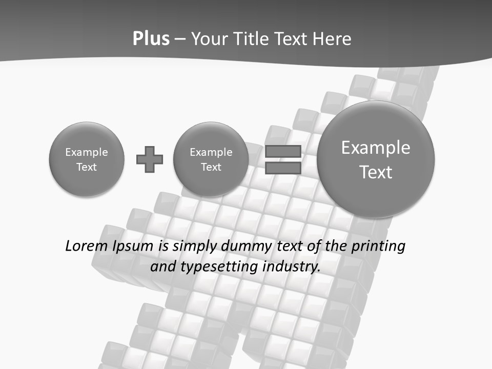 Design Arrow Perspective PowerPoint Template