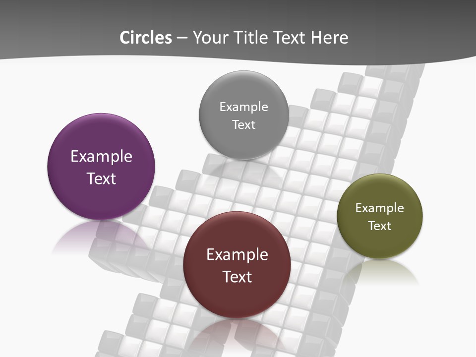 Design Arrow Perspective PowerPoint Template