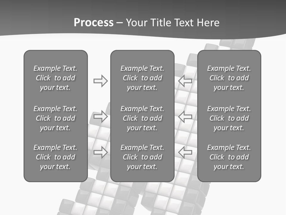 Design Arrow Perspective PowerPoint Template