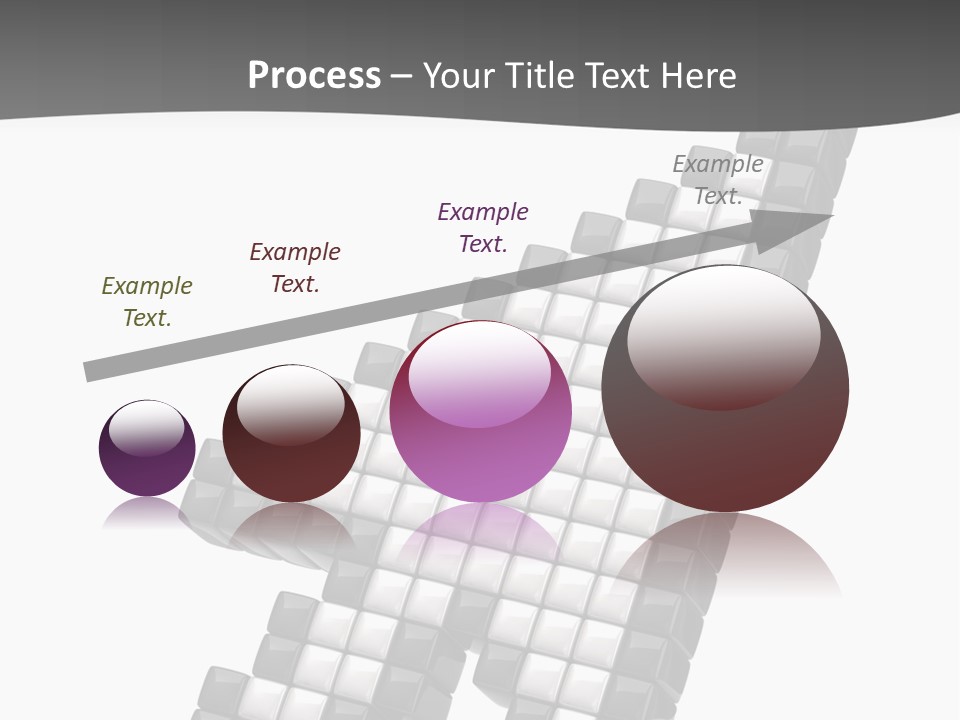 Design Arrow Perspective PowerPoint Template