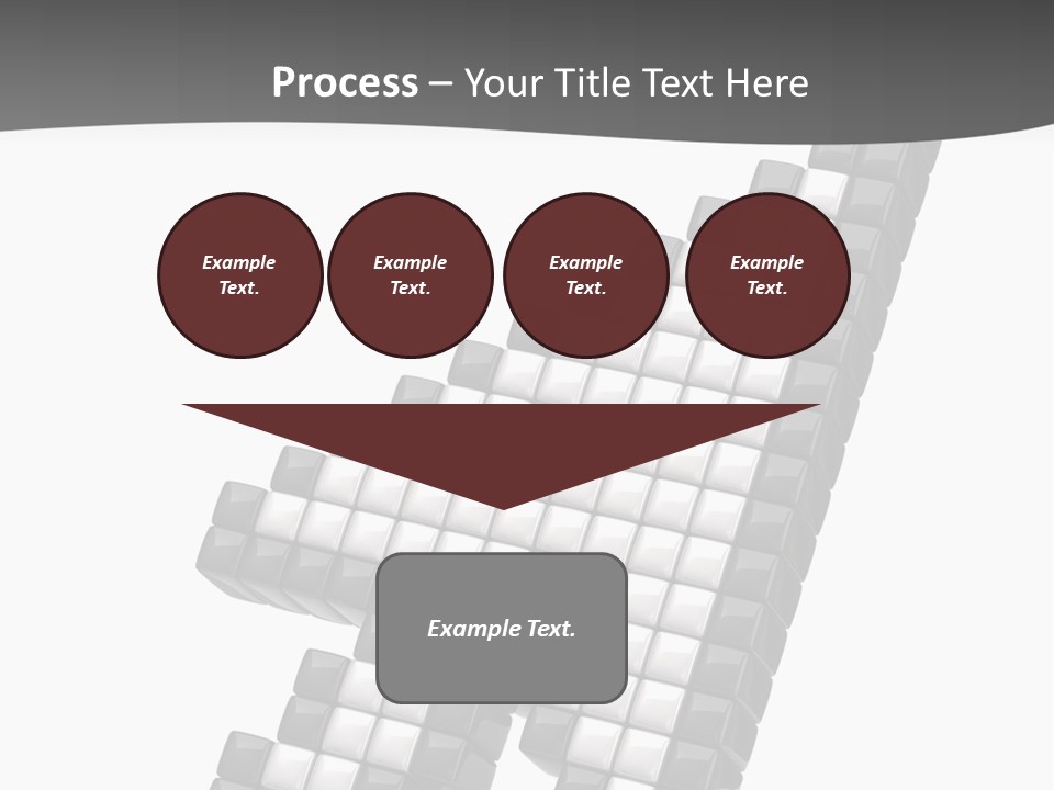 Design Arrow Perspective PowerPoint Template