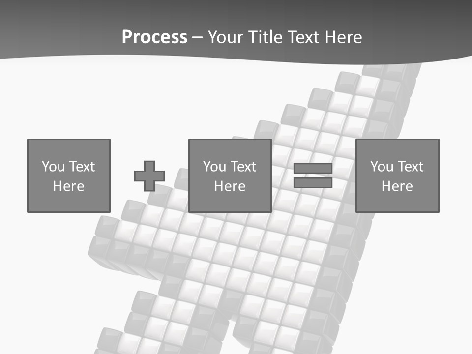 Design Arrow Perspective PowerPoint Template