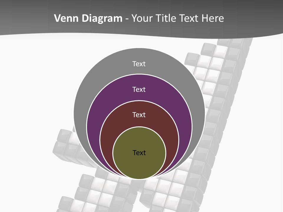 Design Arrow Perspective PowerPoint Template