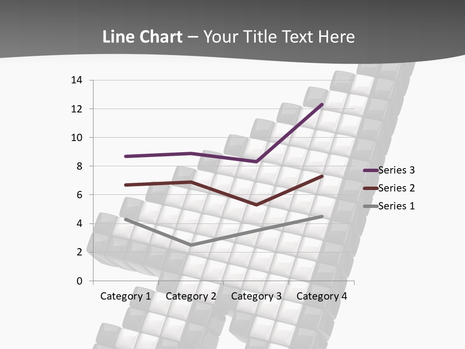 Design Arrow Perspective PowerPoint Template